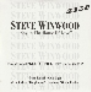 Steve Winwood: Spy In The House Of Love (Promo-Single-CD) - Bild 1