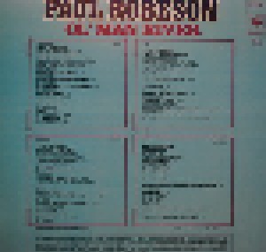 Paul Robeson: Ol' Man River (2-LP) - Bild 2