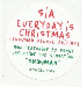 Sia: Everyday Is Christmas (CD) - Bild 4