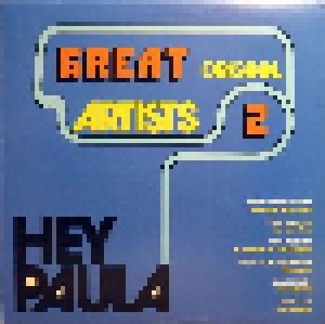 Cover - Carry US Bonds: Great Original Artists 2 - Hey Paula