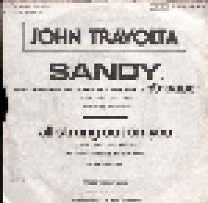John Travolta: Sandy (7") - Bild 2