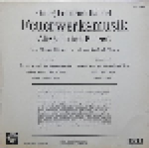 Georg Friedrich Händel: Feuerwerksmusik / Alexanderfest-Konzert (LP) - Bild 2