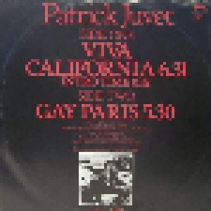 Patrick Juvet: Viva California (12") - Bild 2