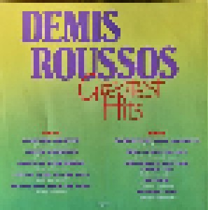 Demis Roussos: Demis Roussos (LP) - Bild 2