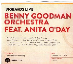 Cover - Benny Goodman & His Orchestra: Bigbands Live