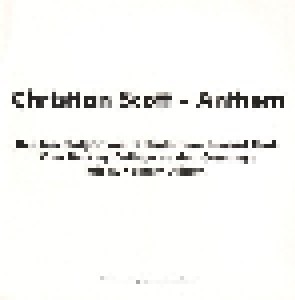 Christian Scott: Anthem (Promo-CD) - Bild 1