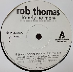 Rob Thomas: Lonely No More (Promo-12") - Bild 1