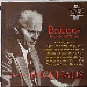 Johannes Brahms: Piano Recital / Backhaus - Cover
