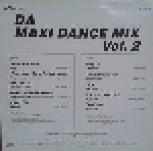 DA Maxi-Dance-Mix Vol. 2 (LP) - Bild 2