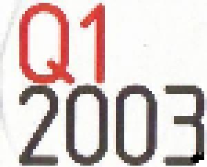 Cover - Shy FX & T Power: Q1 2003