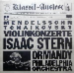 Mendelssohn / Tschaikowsky - Konzerte Für Violine Und Orchester - Cover