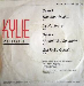 Kylie Minogue: Kylie (Amiga Quartett) (7") - Bild 2