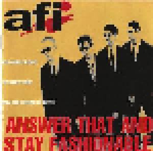 AFI: Answer That And Stay Fashionable - Cover
