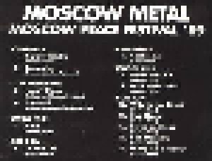 Moscow Metal - Moscow Peace Festival '89 (CD) - Bild 2