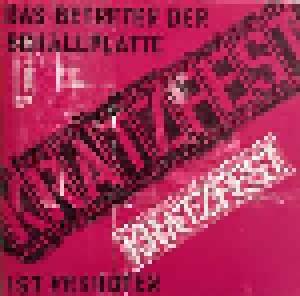 Cover - Airbreak: Kratzfest - Das Betreten Der Schallplatte Ist Verboten
