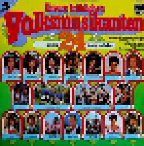 Unsere Fröhlichen Volksmusikanten Mit Ihren 24 Lieblingsmelodien - Cover