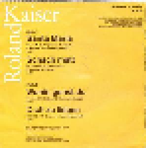 Roland Kaiser: Roland Kaiser (Amiga Quartett) (7") - Bild 2