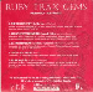 Ruby Trax Gems (Promo-CD) - Bild 2