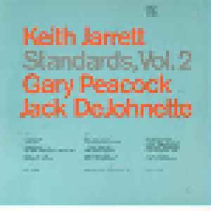 Keith Jarrett, Gary Peacock, Jack DeJohnette: Standards, Vol. 2 (LP) - Bild 2