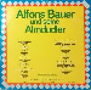 Alfons Bauer: Alfons Bauer Und Seine Almdudler (LP) - Bild 2