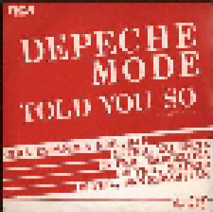 Depeche Mode: Told You So - Cover