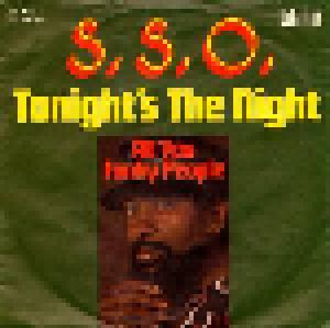 S.S.O.: Tonight's The Night - Cover
