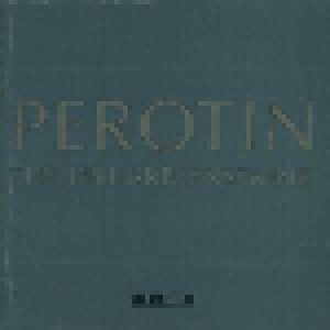Cover - Hilliard Ensemble, The: Perotin