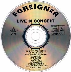 Foreigner: Live In Concert (CD) - Bild 2