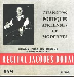 Chansons Poetiques Anciennes Et Modernes / Recital Jacques Douai - Cover