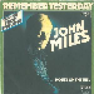 John Miles: Remember Yesterday - Cover