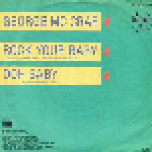 George McCrae: Rock Your Baby (7") - Bild 2