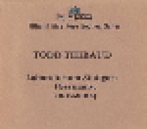 Todd Thibaud: Official Blue Rose Bootleg Series - Laboratorium,Stuttgart ,12.12.2004 - Cover