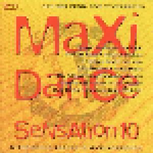 Cover - Unlimited Pleasure: Maxi Dance Sensation 10