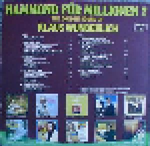 Klaus Wunderlich: Hammond Für Millionen 2 (LP) - Bild 2