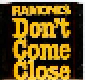 Ramones: Don't Come Close (Promo-7") - Bild 1