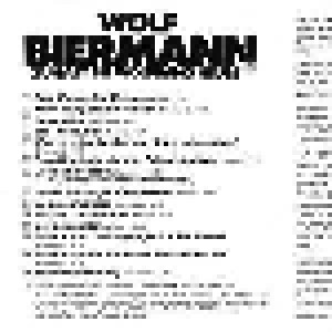 Wolf Biermann + Wolfgang Neuss + Wolf Biermann & Wolfgang Neuss: Wolf Biermann (Ost) Zu Gast Bei Wolfgang Neuss (West) (Split-CD) - Bild 4