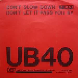 UB40: Don't Slow Down - Cover