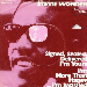 Stevie Wonder: Signed, Sealed , Delivered I'm Yours - Cover
