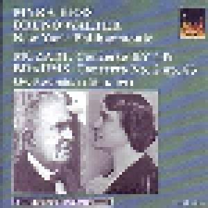 Wolfgang Amadeus Mozart, Johannes Brahms: Myra Hess & Bruno Walter Play Mozart & Brahms - Cover