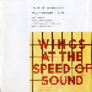 Wings: Wings At The Speed Of Sound (CD) - Bild 1