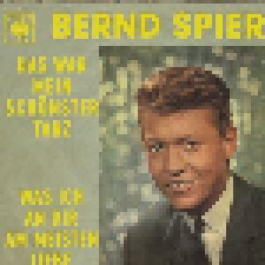 Bernd Spier: War Mein Schönster Tanz, Das - Cover