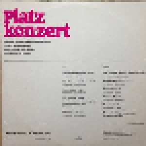 Zentrales Orchester Der Nationalen Volksarmee: Platzkonzert (LP) - Bild 2