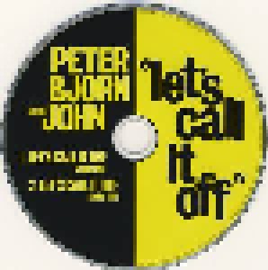 Peter Bjorn And John: Let's Call It Off (Promo-Single-CD) - Bild 3