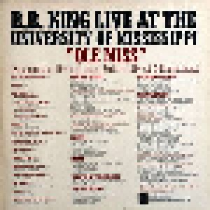 B.B. King: "Now Appearing" At Ole Miss (2-LP) - Bild 4