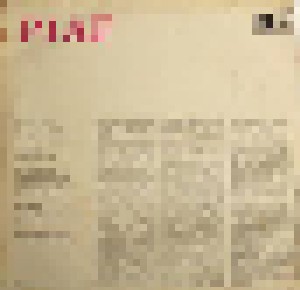 Édith Piaf: Piaf (LP) - Bild 2
