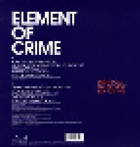 Element Of Crime: Immer Da Wo Du Bist Bin Ich Nie (LP) - Bild 2