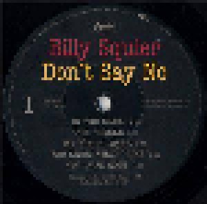 Billy Squier: Don't Say No (LP) - Bild 5