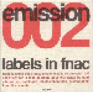 Emission 002: Labels In Fnac (Promo-CD) - Bild 2