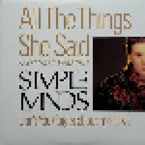Simple Minds: All The Things She Said (Promo-12") - Bild 1