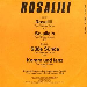 Rosalili: Rosalili (Amiga Quartett) (7") - Bild 2